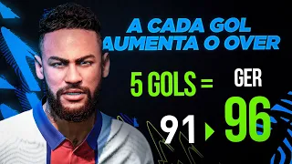 A CADA GOL DO NEYMAR, ELE GANHA +1 DE OVER! FIFA 22 EXPERIMENTO