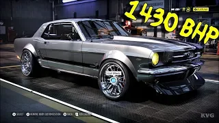 Need for Speed Heat - 1430 BHP Ford Mustang 1965 - Tuning & Customization Car (PC HD) [1080p60FPS]