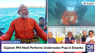 Gujarat: PM Modi Performs Underwater Puja in Dwarka | ISH News