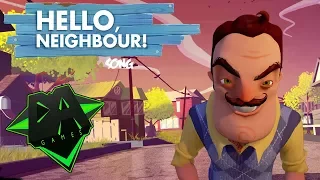 HELLO NEIGHBOR SONG GET OUT MUSIC VIDEO - DAGames & XXXMLGYOLOXXScout