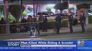 Man on scooter killed in collision with SUV in Riverside