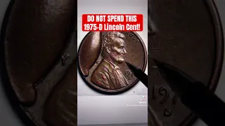 DO NOT SPEND THIS 1975 LINCOLN CENT!! #shorts