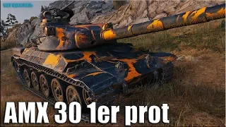 Затащил СЛИВНОЙ бой ✅ World of Tanks лучший бой AMX 30 1er prototype