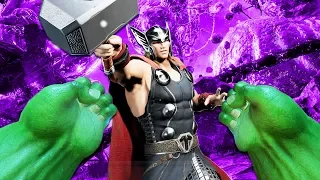 HULK and THOR in Virtual Reality! - MARVEL Powers United VR Gameplay - VR Oculus Rift