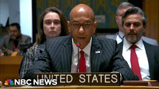 U.S. ambassador 'condemns' Iran's attack on Israel during U.N. Security Council meeting