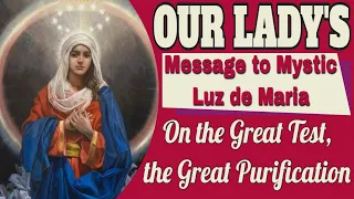 Our Lady's Message to Luz de Maria for November 22, 2023