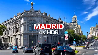 [4K] MADRID driving - Virtual Driving Tour summer Spain 2022 🇪🇸