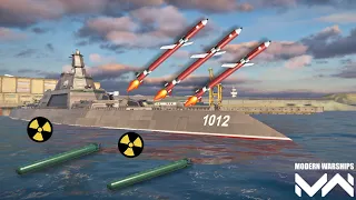 USS MASSACHUSETTS - Using New Supersonic Missiles HYUNMOO-3C & NUKE Torpedoes in Modern warships.