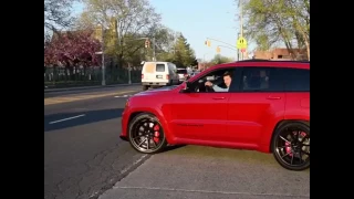 2015 jeep Srt rear wheel drive takeoff