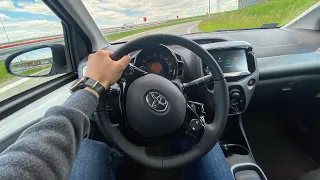 Toyota Aygo II [1.0 VVT-i 72 HP Automatic Transmission] | Test Drive #80 | POV Driver. TV