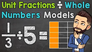 Unit Fractions Divided by Whole Numbers Models | Modeling Dividing Fractions