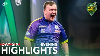 LUDICROUS LITTLER 🤯 Day Six Evening Highlights - 2023/24 Paddy Power World Darts Championship