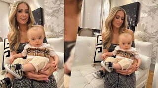 Paris Hilton reveals the reason behind her baby's big head size