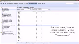 1С:Образование 5. Школа.   Создание классов и подгрупп пользователей