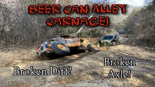 Hatfield McCoy Outlaw Trail Carnage | Beer Can Alley | Skimming Pond | Can Am X3 | Pro XP 4