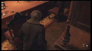 How to solve Dining Table puzzle - Serpent Head - Dining Hall - Chapter 9 - Resident Evil 4 Remake