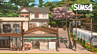 Japanese Countryside Village🌾⛩  | Stop Motion Build | The Sims 4 | No CC