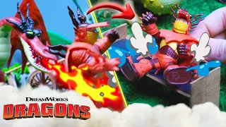 Dragon Set His Pants on Fire! 🐉 How to Train Your Dragon Toy Play for Kids! - HTTYD Pretend Story