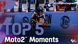 Top 5 Moto2™ Moments | 2021 #EmiliaRomagnaGP