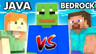 Enfrenté Java vs Bedrock en Torneo de Construcción en Minecraft