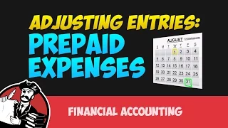 Adjusting Entries for Prepaid Expenses (Financial Accounting Tutorial #20)