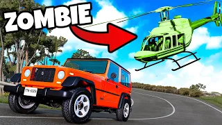 ❄️ HELIKOPTER ZOMBIE!? AUTA UCIEKAJĄ!! | BeamNG Drive|