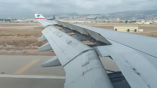 MEA A332 landing in Beirut runway 16.