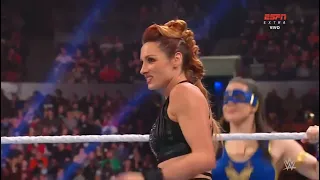 Becky Lynch & Doudrop & Nikki A.S.H vs Bianca Belair & Rhea Ripley & Liv Morgan (1/2) - RAW 28/02/22