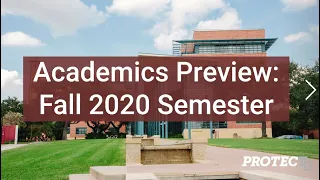 Academic Preview | Fall 2020 Ready