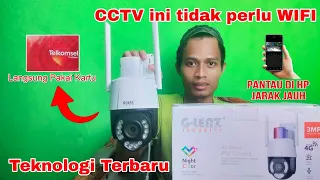 G-Lenz Security GWIP-2300 CCTV 4GTidak Perlu Pakai WiFi Teknologi Canggih