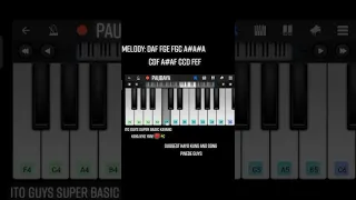Paubaya! • Moira dela tore • Perfect piano app • Easy tutorial