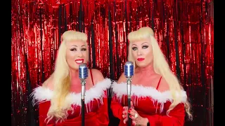 SANTA BABY - KYLIE MINOGUE ( Christmas cover by Twin Sisters) #kylieminogue #cover #christmas