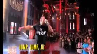 WWE Karaoke The Miz sings "Jump Around" on "Lopez Tonight"