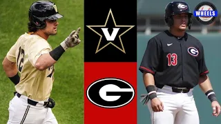 Vanderbilt vs #22 Georgia Highlights (Game 2) | 2022 College Baseball Highlights