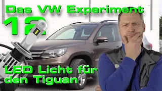 LED Licht im VW Tiguan - Das VW Experiment 12