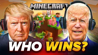 Reacting to US Presidents playing Minecraft