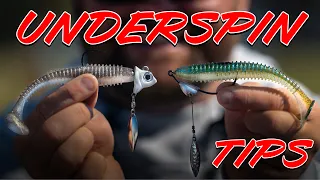 UnderSpin Swimbait Tricks You've Never Tried! (Underwater Swim Footage)