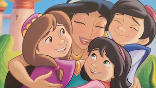 Jasmine is my babysitter ! Disney princess books 📚! Read a loud ! Children Reading books! Jasmine!