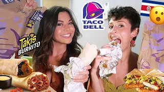 We ordered EVERYTHING from TACO BELL in Costa Rica w/ Gabby Eniclerico!!