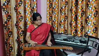 Amai Proshno Kore Neel Dhrubotara// Hemanta Mukherjee//Hawaiian Guitar Played By Saswati Sen