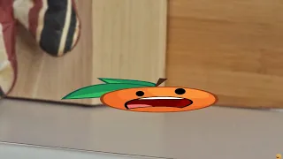 Orange does a back flip bfdi version