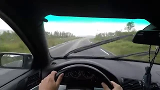 BMW E39 530D Driving At Rainy Day (POV/Cruising) [No.2]