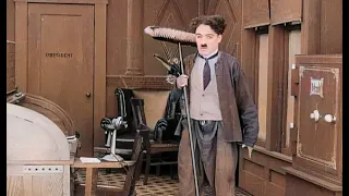 #CharlieChaplin - The New Janitor (Short 1914) | Restored & Remasterd