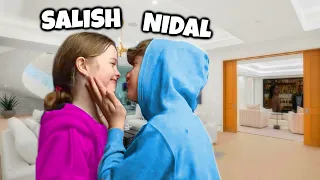 Salish & Nidal FORGOT To Stop Recording.. (THEY KISSED)