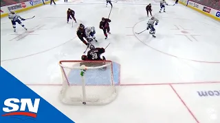 Lightning Strike First With Brayden Point Re-Direct Goal