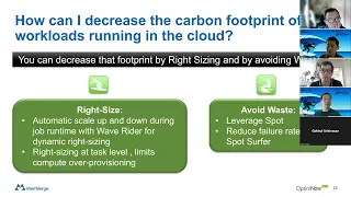 Job Level Cloud Automation and its Impact on Sustainability