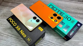 Poco X6 Neo 5g vs Infinix Note 30 5g - Best konsa ? | 5g | 256gb storage | Amoled | Rs 12800 🔥🎮📸