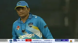 Mohammed Azharuddin Batting at the Age of 59 - India Legend vs World XI - Cricket Epic Battle