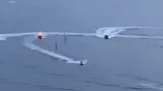 Florida man on jet ski leads officers on high speed chase