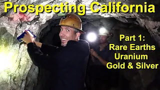 California Prospecting Part 1: XRF For Rare Earths, Uranium, Gold & Silver, & Geology Lesson